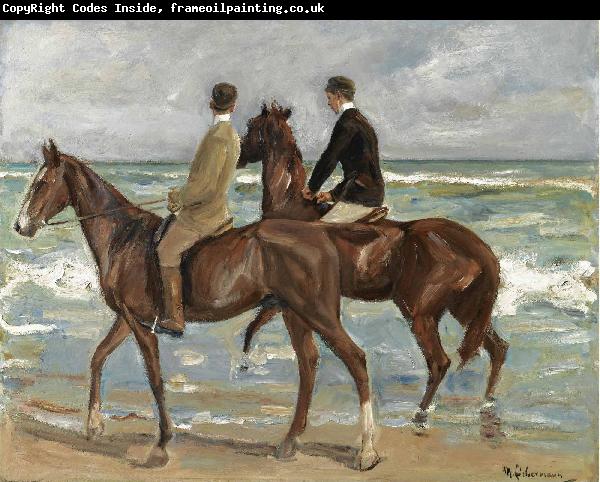 Max Liebermann Zwei Reiter am Strand